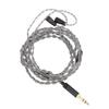 Earphone Cable Replacement Silver Plated Copper 3.5mm Stereo Plug Headphone Sound Wire 1.2m for IE80 IE8i IE80i IE8