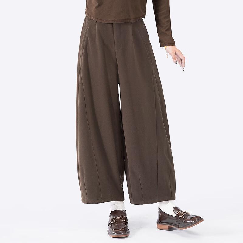 Women's High-Waisted Loose Fit Casual Pants