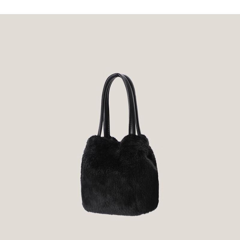 Плюшевая сумка-ведро REWELL Осень/Зима через плечо