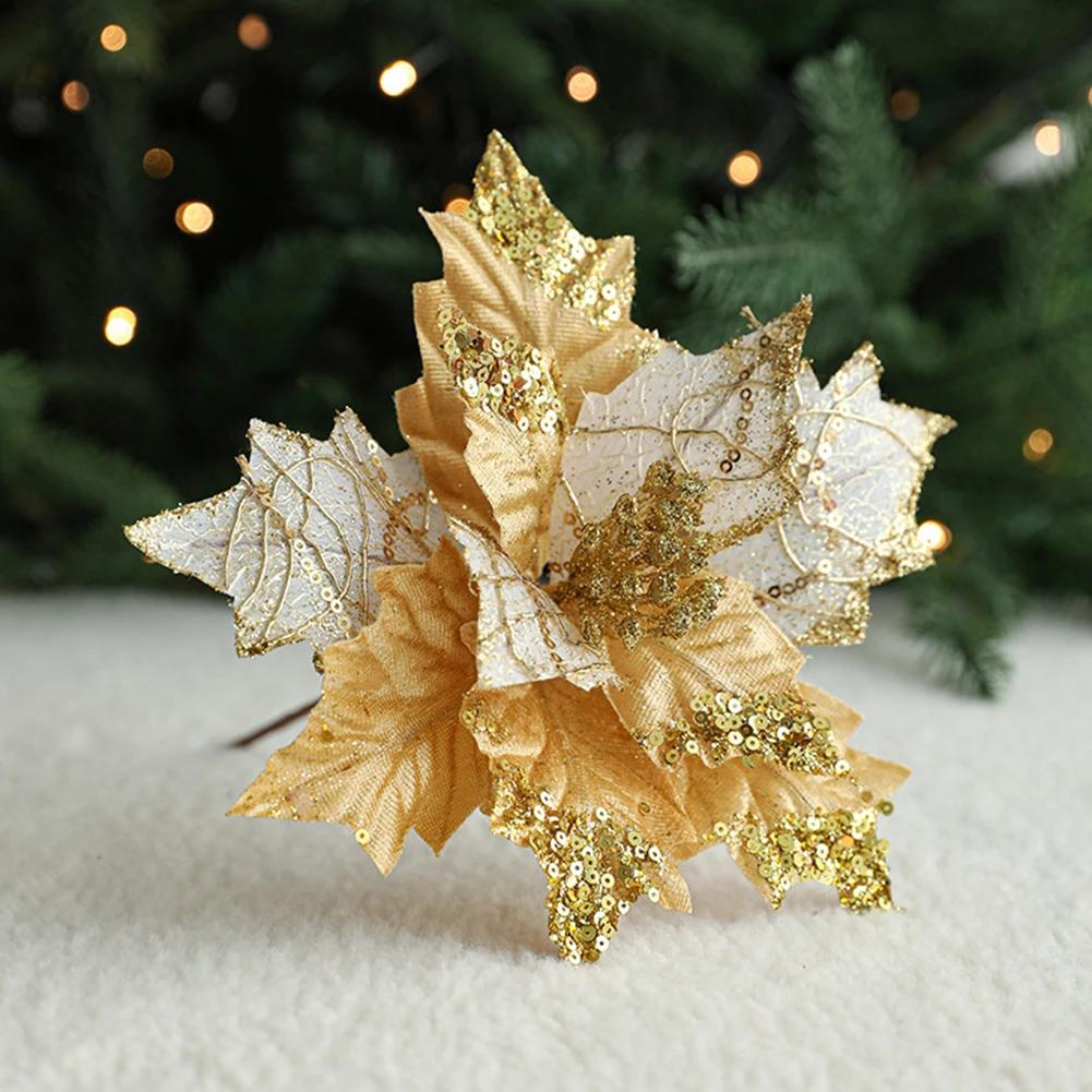 Bling Flowers Christmas Decoration Christmas Celebrations Wedding Decorations Christmas Tree Flower Delightful Baubles Design
