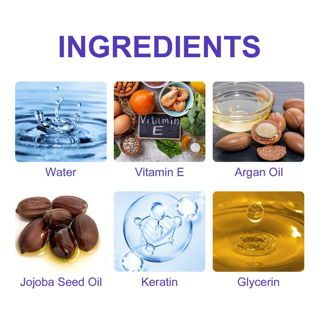 Paarse haarverzorgingsfilm, hydraterende film voor het haar, geschikt voor het permanenten van een gespleten haarpunt, droog en geïrriteerd haar. Zachte haarverzorgingsfilm.