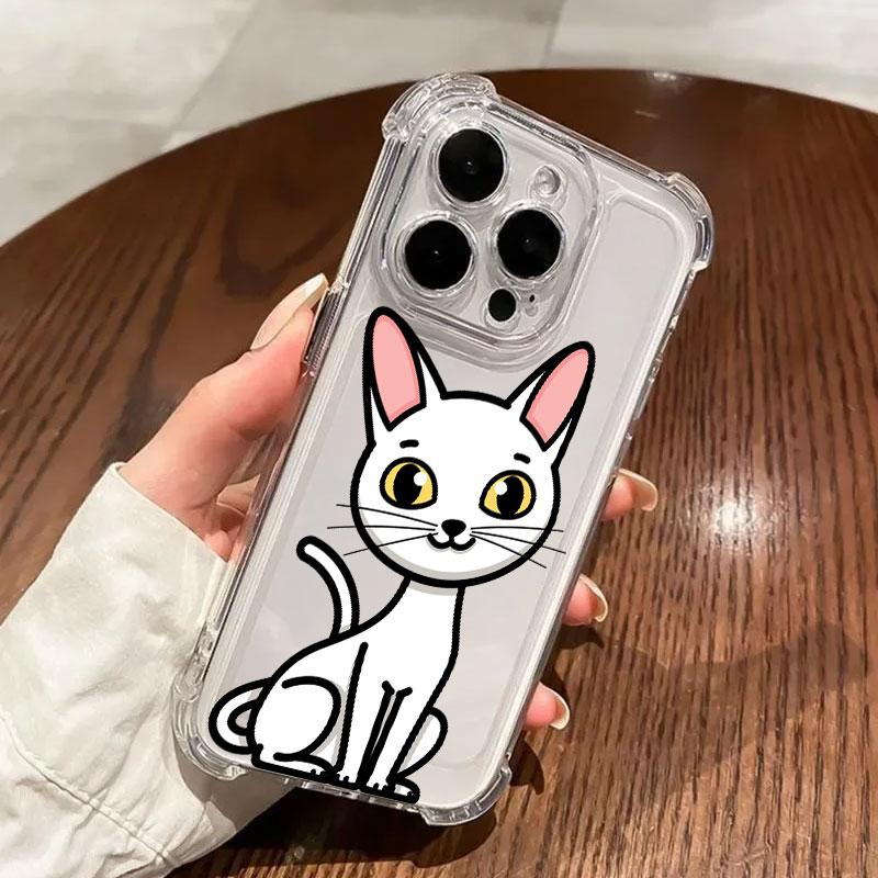 

Cartoon Cat Cute Phone Case For Samsung Galaxy A57 A56 A36 A37 A55 A54 A52 A35 A34 A17 A16 A15 A07 A06 A57 5G Soft Clear Cover Galaxy A06(4G)
