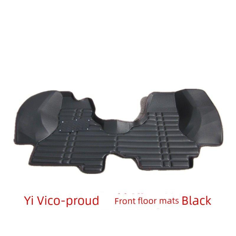 Nanjing Iveco Front Row Dedicated Car Foot Mat Iveco Proud/Bao Di Turin Fully Surrounded Front Row Foot Mat Iveco-Dei Front Row Black