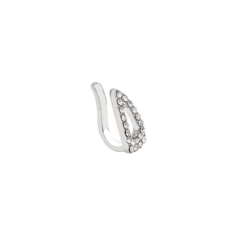 Diamond-Encrusted Ear Cuffs for Non-Pierced Ears - Chic 2023 Design for Women