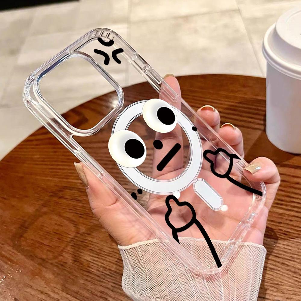 Magnetic Phone Case for iPhone 12 14 16 17 Pro 17 16 15 14 13 12 Pro Max  12 13 14 15  16 High Quality Shockproof Shell Full Protection Cute Style