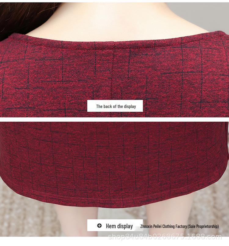 Элегантное двухкомпонентное платье для мамы на свадебный банкет, Осень 2026 L красный