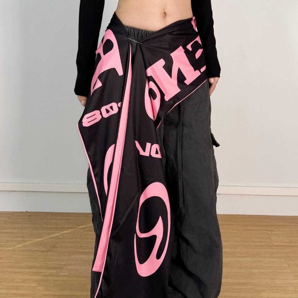 Women Waistband Jazz Dance Belt Widen Hip Scarf Trendy Hip-hop Scarf  for Street Dance