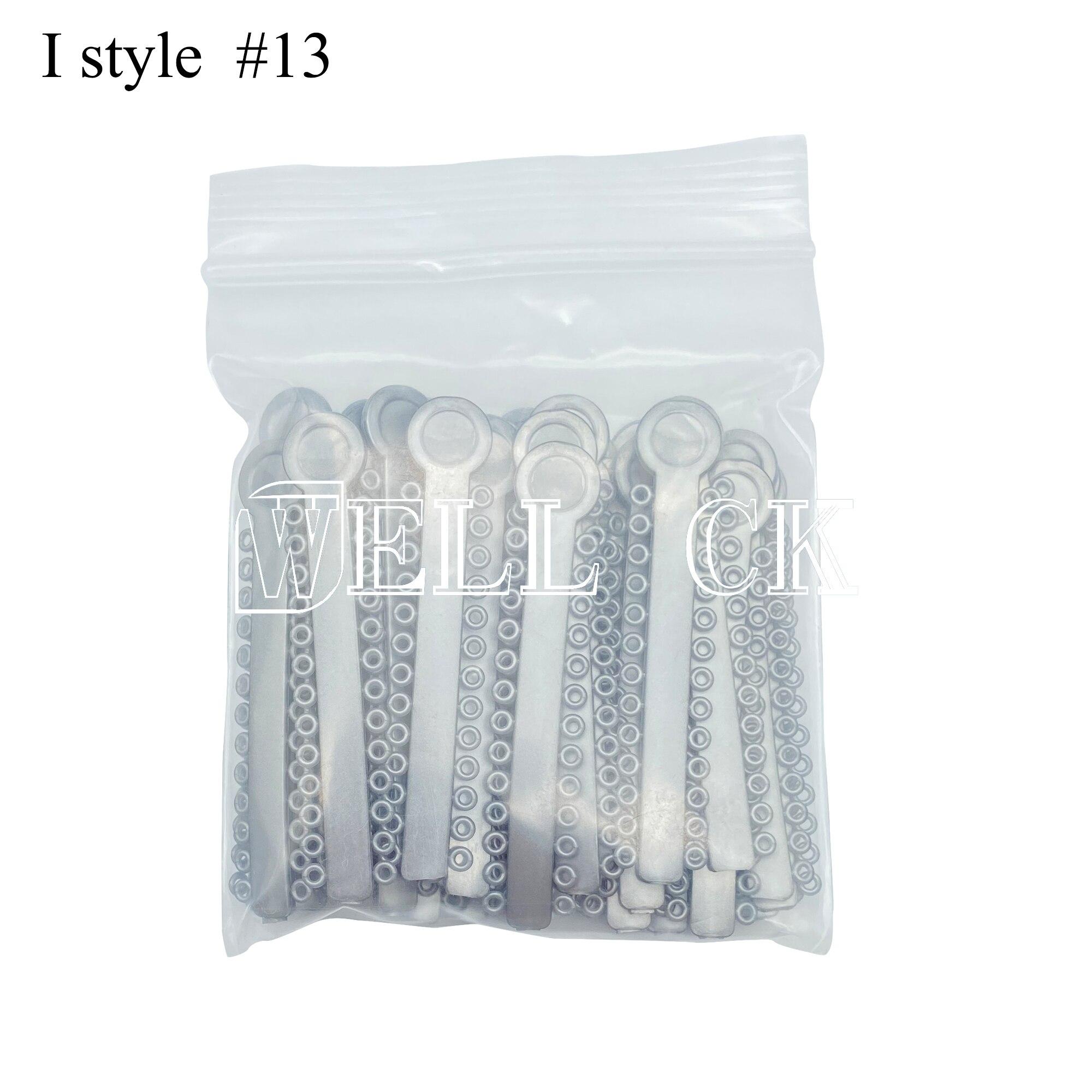 1040 szt. Ortodoncja stomatologiczna Ligatury Elastyczne gumki Materiały dentystyczne I style  13 white