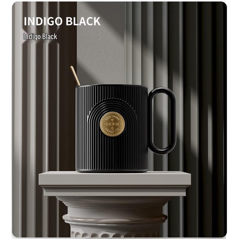 GERM Doric Ceramic Mug with Spoon