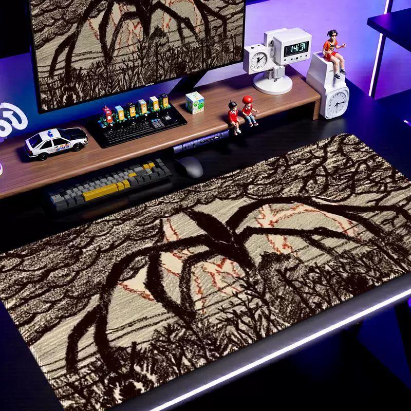 Stranger Things Kožená podložka pod myš Malá Velká Klip z filmu Podložka na stůl do koleje E-sport Protiskluzová podložka pod myš a klávesnici Personalizovaná Kreativní podložka na stůl