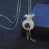Women's Zodiac Ox Long Sweater Necklace - High-End Fashion Pendant