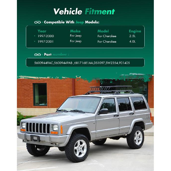 Driver Side Power Master Window Switch SCITOO 56009449AC Front Left For Jeep For Cherokee 1997-2001