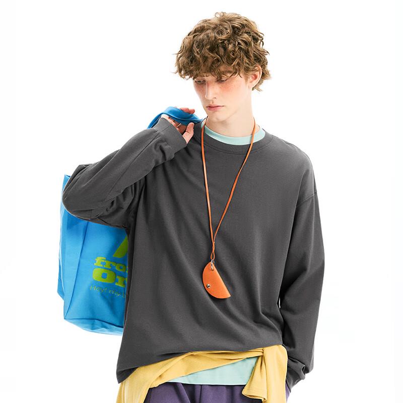 Fingercroxxit Men's Heavyweight Cotton Long-Sleeve T-Shirt