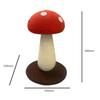 Mushroom Cat Scratch Board Sisal Vertical Cat Grab Column Red Umbrella Cat Climbing Frame Cat Toy