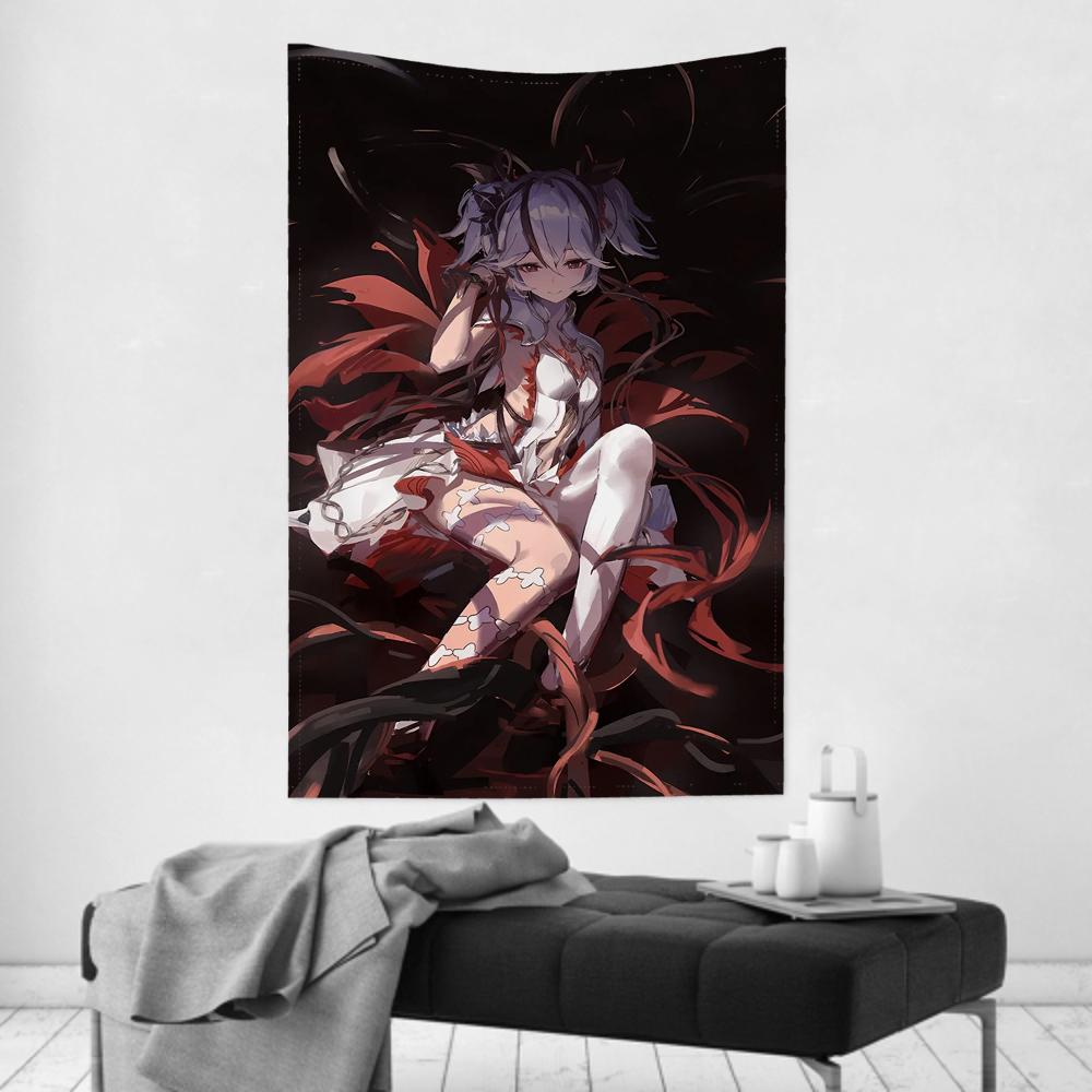 Camelya Game WWuthering Waves Tapestry Room Decor Wall Cloth Party Hanging Background Room Decor Baby Room