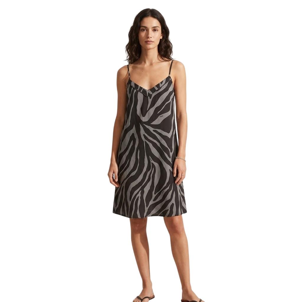 Biba Womens/Ladies Biba Zebra Print Sleeveless Nightwear Slip