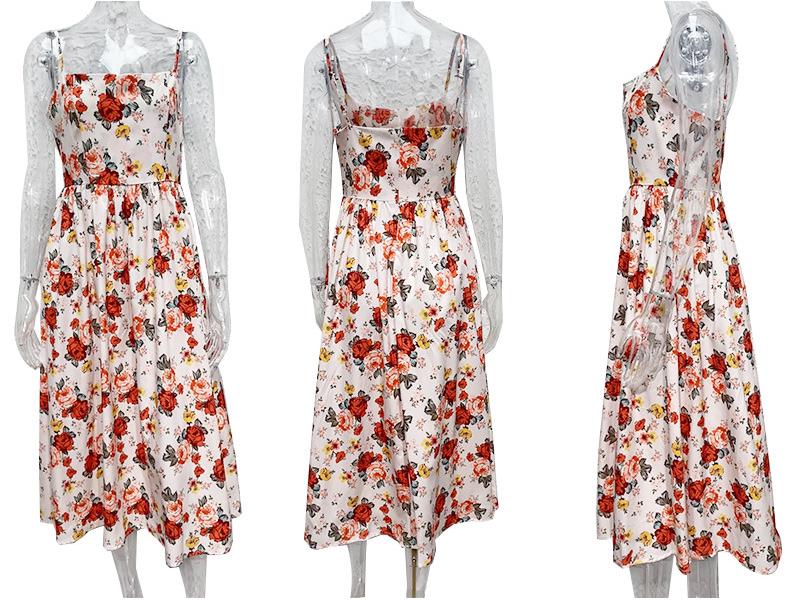 Women's Summer Backless Long Sling Dress – Sexy, Gentle Style