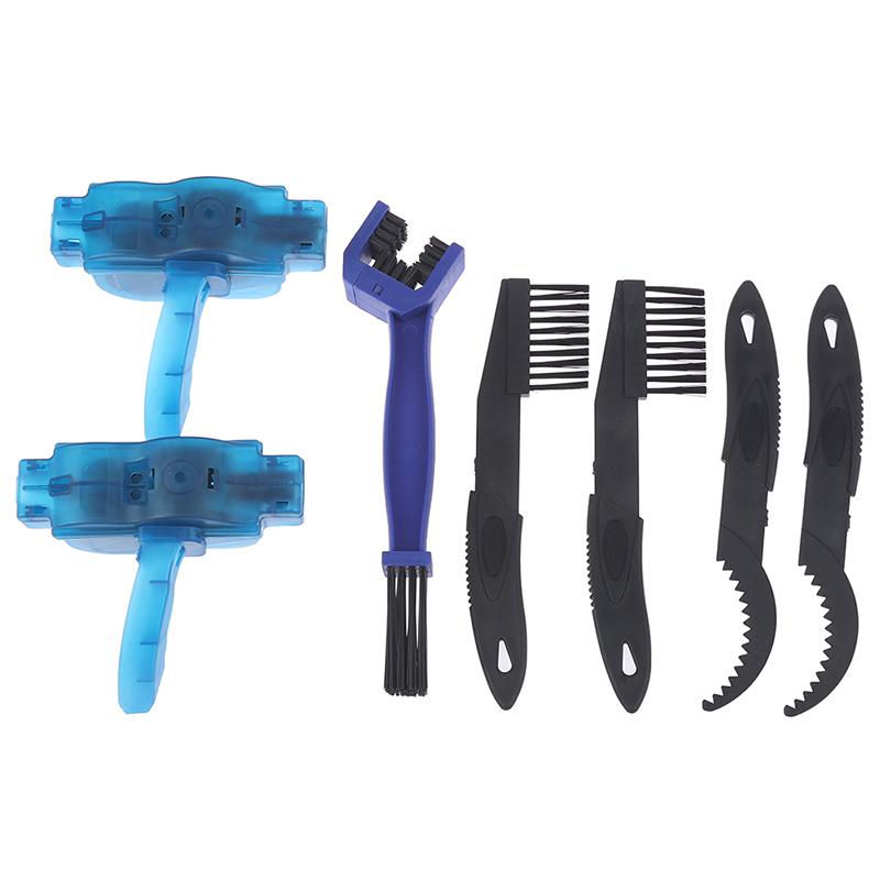 Chain Cleaner Mountain Bike Portable Cleaning Kit Brush Purifier Tool