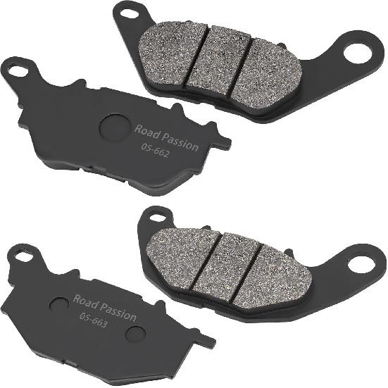 Road Passion Brake Pads front & Rear Semi-metal Compatible with YAMAHA MT-03 MT03 2016 YZF R3 321cc 2015 2016 MTN320 2015 2016 2017 2018