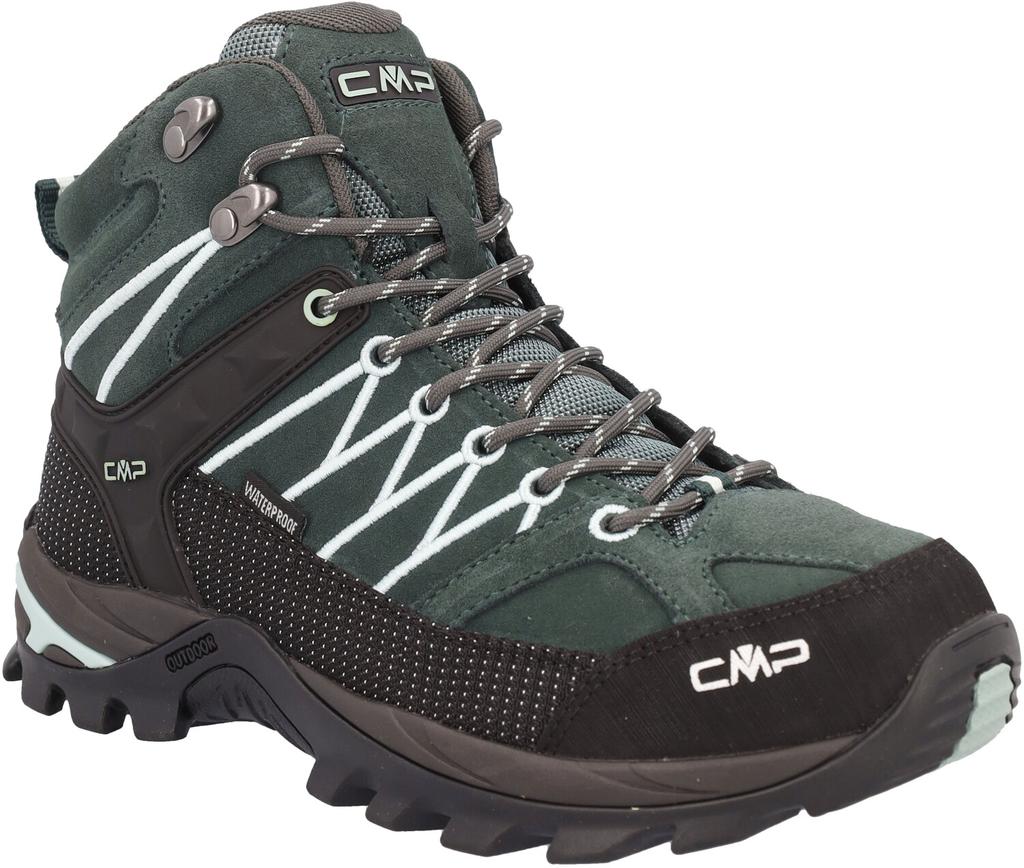 CMP Rigel Mid Waterproof Women Green Trekking Shoes