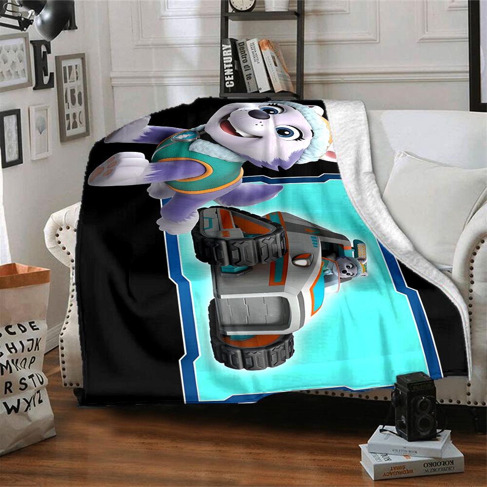 1pc Paw Paw10 Blanket, Gift, for Men and Women, Soft Blanket, Good for Sofa Bed Couch Travel, Lightweight Flannel Blanket