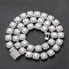 Hip Hop 10mm Zirkonia Halskette Iced Out CZ Vergoldete Tennis Kette Modeschmuck Hip Hop für Männer Frauen