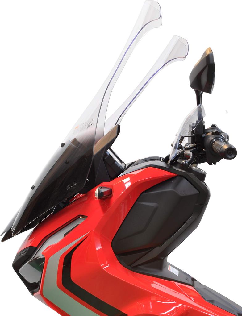 Asahi Windshield Long Screen, Polycarbonate Resin/Made in Japan, ADV150 (2BK-KF38), Clear, ADV-13