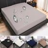 100% Waterproof Mattress Covers Protector Adjustable Non-slip Bed Fitted Sheet With Elastic Band for Queen King 90/120/160/200