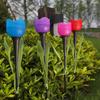 Solar Tulip Lawn Light With Ip44 Protection Long-lasting 16 Hour Illumination