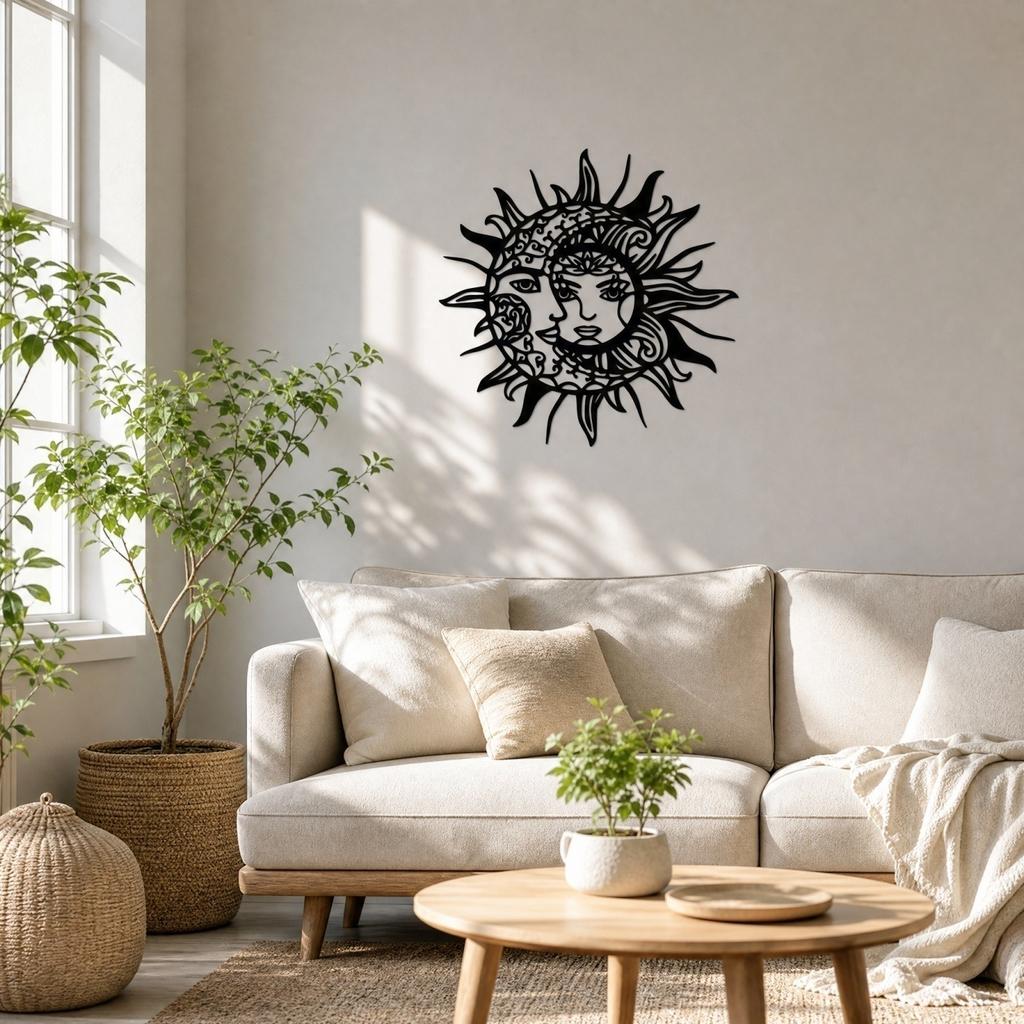 Modern Wall Decor, Abstract Line Sculpture, Wall Hanging for Living Room Bedroom