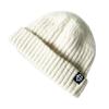 EIGHTVOLUME Ev Fleece-Lined Ribbed Short Beanie (Ivory)