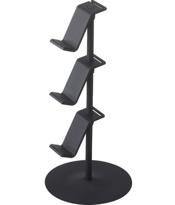 Yamazaki Game Controller Storage Rack, Black, Approx. W17 X D17 X H38.5cm, Smart, Charges Controllers While Placed, Controller Case, 5089