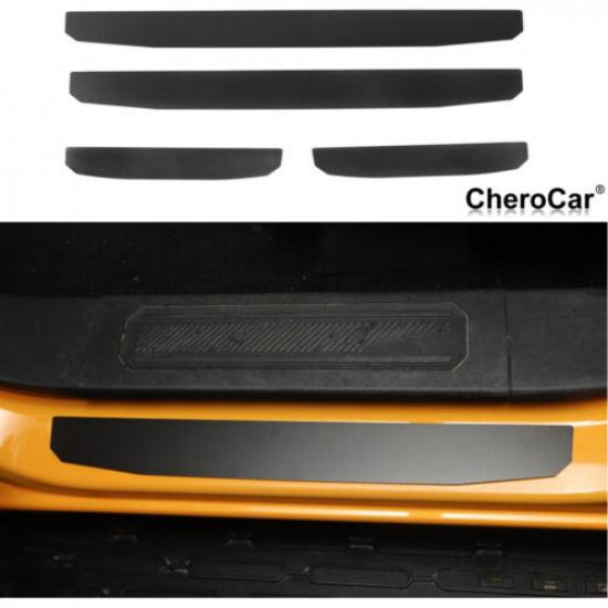 Для Bronco + 4 шт. Черная Защитная Накладка на Порог Автомобиля, Накладка от Царапин, Декоративная Накладка