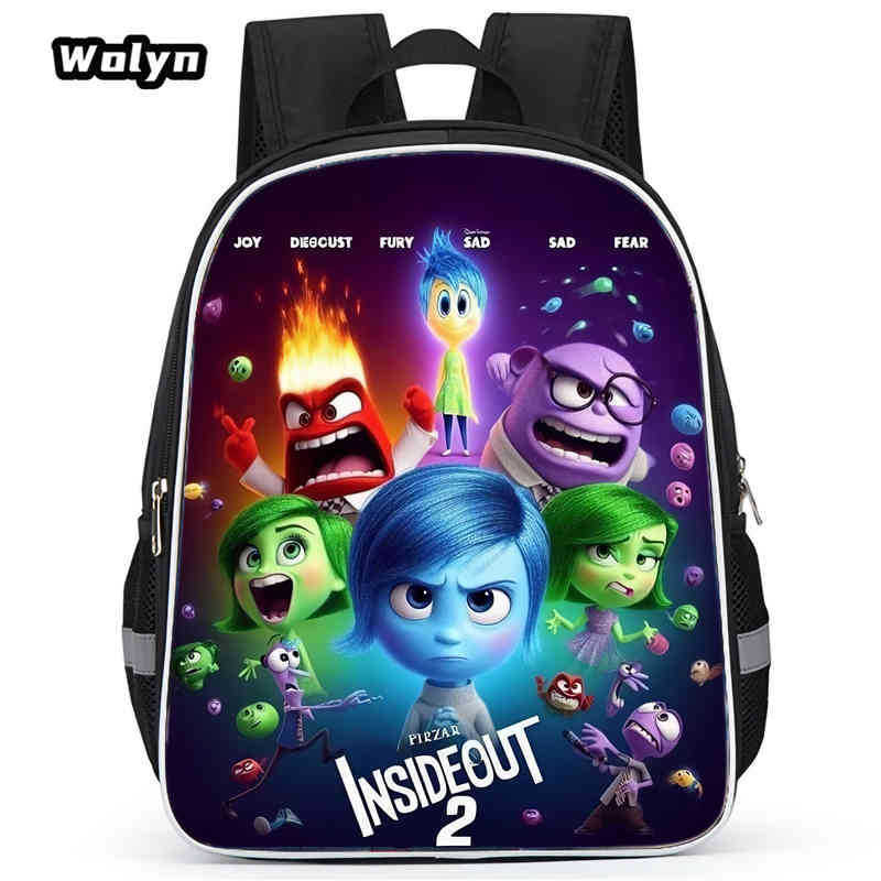 Mind Secret Service 2Ide Out Simple Cute Backpack Student School Bag Backpack