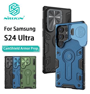 NILLKIN Para Samsung Galaxy S24 Ultra funda de teléfono CamShield Armor Prop cubierta trasera de protección de cámara magnética