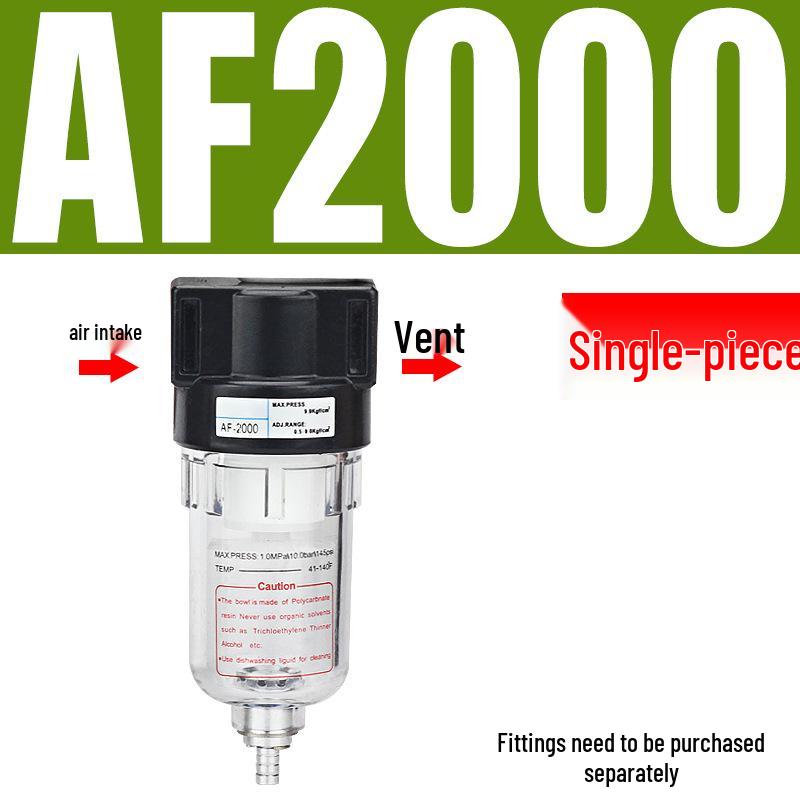Drei-Einheiten-Luftkompressor: AR Druckregler, AFC2000 Öl-Wasser-Abscheider, AFR Filter