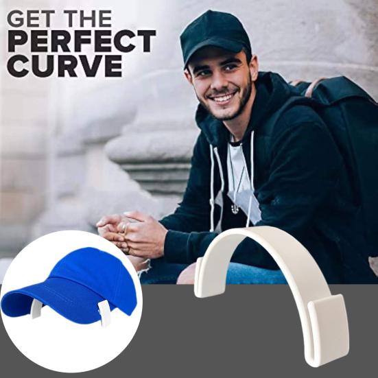 1/2/4Pcs Hat Brim Bender with Hat Sizing Reducer Tape Men Women Baseball Hat Curving Tool Adults Hat Brim Shaper Curver Band