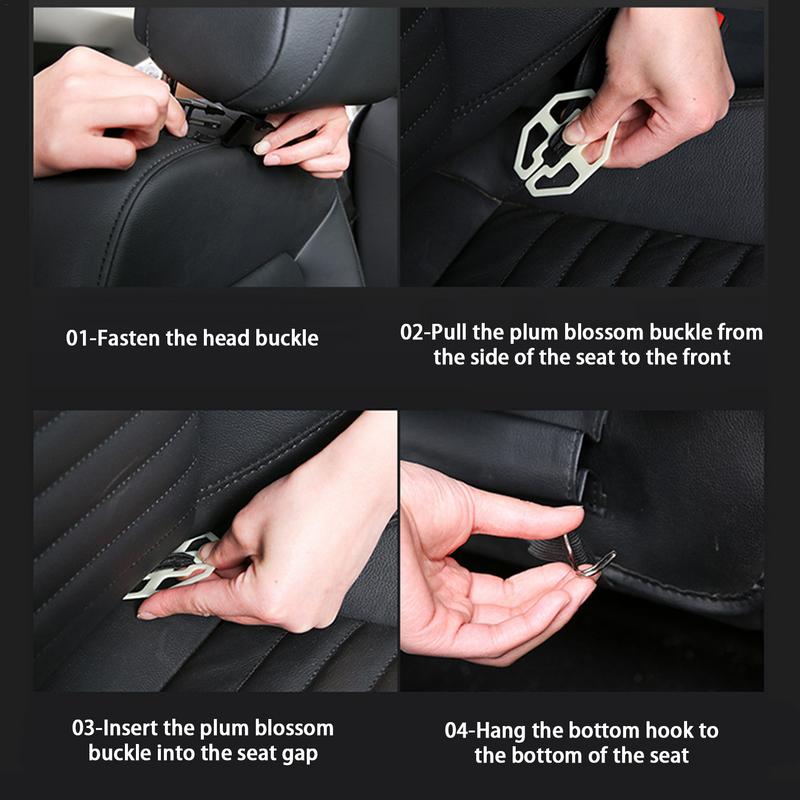 Back Seat Protector For Kids Automotive Car Back Seat Cover With Storage Automotive Car Back Seat Cover Kick Mats Protect From