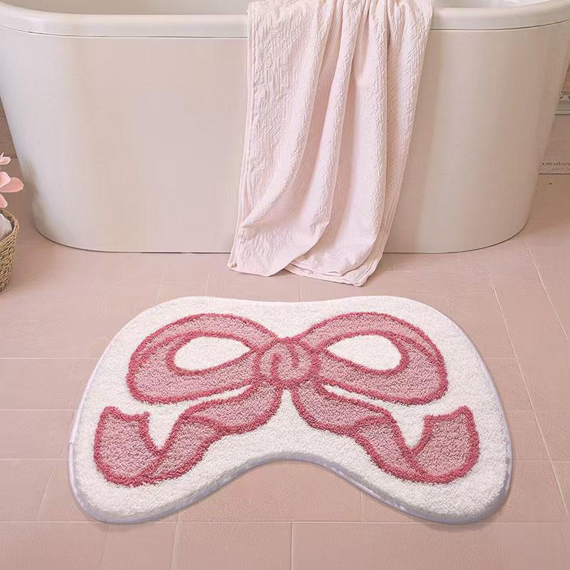 Bathroom water-absorbing non-slip quick-drying floor mat Bathroom door carpet Household floor mat 40x60cm15.7x23.6in