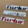 1Pc New Metal Car Badges Turbo Trunk Emblem Stickers Decals Decor For Beetle Turbocharger Boost Loading Boosting