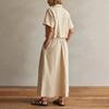 Women's Fashionable Casual  Short-sleeved Top And Skirt Set