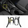 5 Pcs Stainless Steel Carbon Fibre Gear Shift Panel Water Cup Holder Cover Trim For Toyota Corolla  Interior Accessories