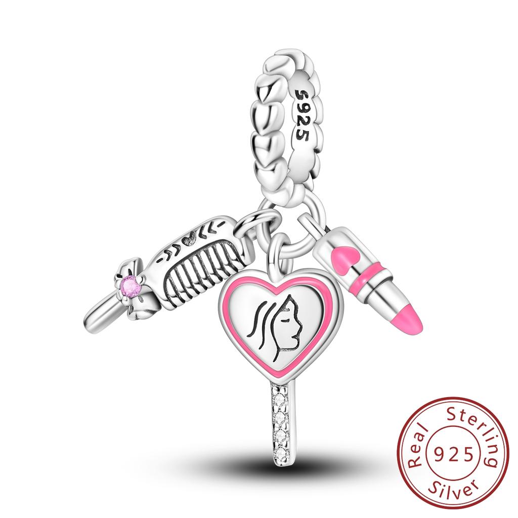 Copper Sunflower Ladybird Charms Fit Original Charm Beads Bracelets Pendant Dangle Diy Jewelry Women Gift