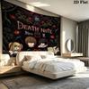 Tapeçaria de Parede Death Note Pendente Estético de Parede Manta de Tecido Impressa Tapeçarias Decorativas Para Quarto Sala de Estar Decoração de Casa