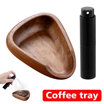 Coffee Beans Dose Trays Coffee Bean Dosing Cup and Light Spray Bottle Barista Coffee Beans Measuring Tray Set Espresso Tool