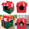 Christmas Cat Cave Kitten Cat House Christmas Cat Houses For Indoor Cats