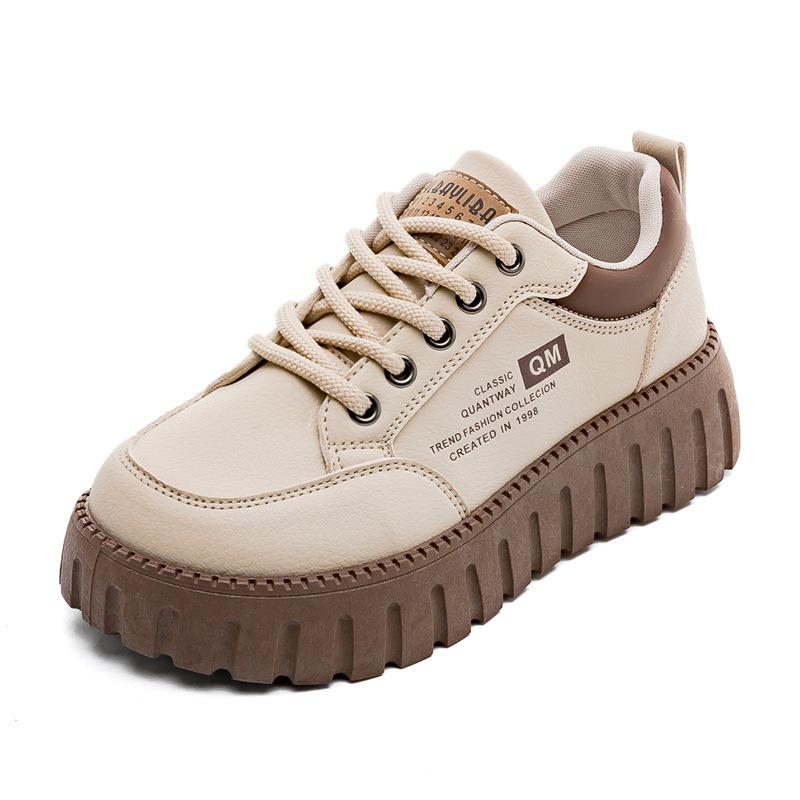 Spring little white shoes women's shoes new thick-soled heightening board shoes soft sole