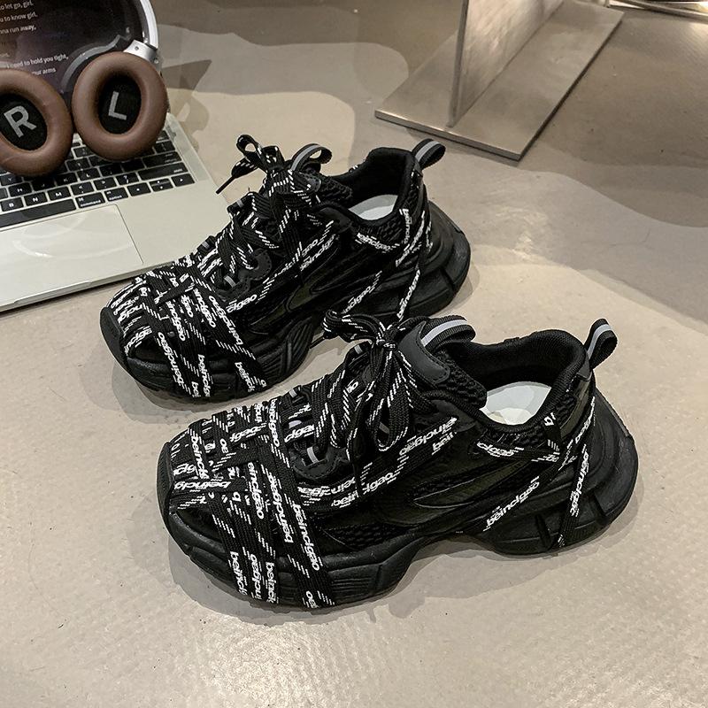 Popular 2025 Summer New Fashionable Versatile Niche Thick-soled Muffin Shoes Straps Breathable Sports and Leisure Shoes