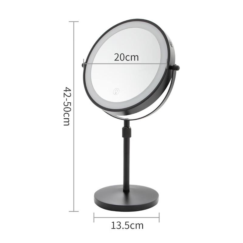 oeny LED Lighted Magnifying Desktop Makeup Mirror