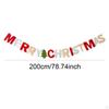 Christmas Banner Bunting Decorative Pull The Flag, Decoration, for Festival